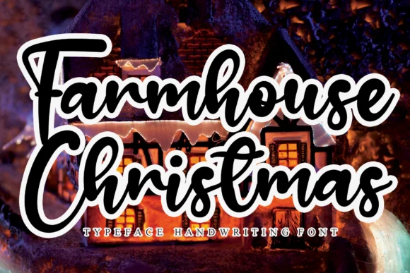 Farmhouse Christmas Font by Misterletter.co by Misterletter.co — Wedding Font