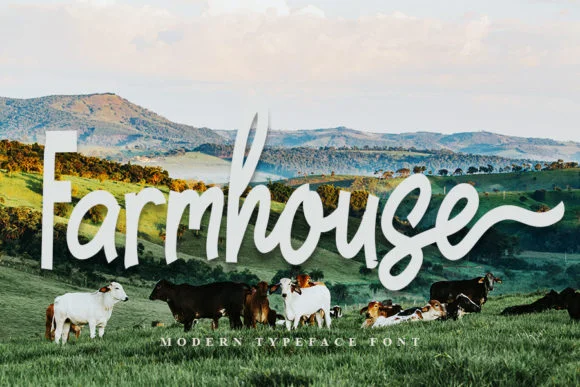 Farmhouse Font by FL Space by FL Space — Script Handwritten Font