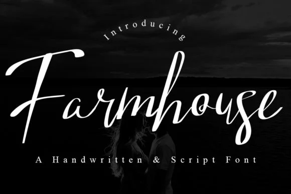 Farmhouse Font by Slenting Art by Slenting Art — Script Handwritten Font