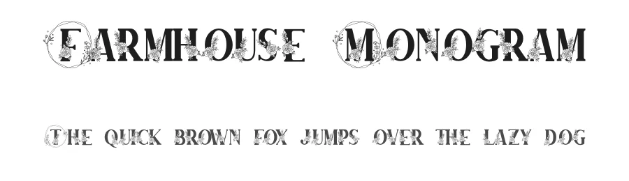 Farmhouse Monogram