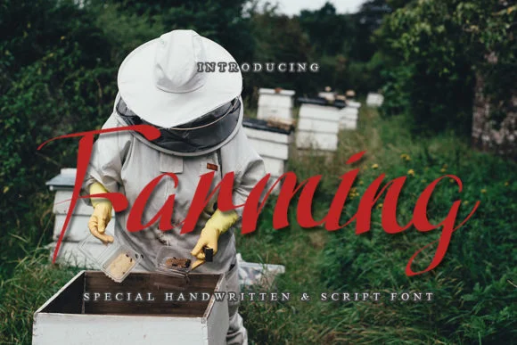 Farming Font by Slenting Art — Script Handwritten Font