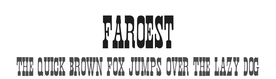 Faroest by Elo Marc β Decorative Font