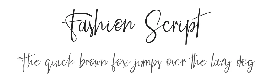 Fashion Script