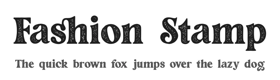 Fashion Stamp by Typeline Studio — Decorative Font