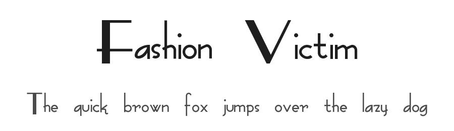 Fashion Victim by Nick's Fonts — Decorative Font