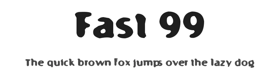 Fast 99 by .ttf — Decorative Font