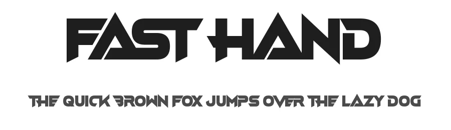 Fast Hand by Chequered Ink — Display Font