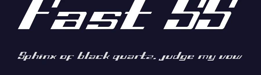 Fast SS by Martin Mazzon — Display Font — thumbnail 2