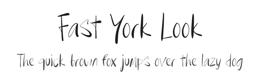 Fast York Look