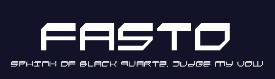 Fasto by Raymond Brekelmans — Display Font — thumbnail 2