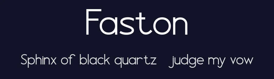 Faston by Achmad Yani — Sans Serif Font — thumbnail 2