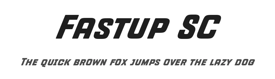 Fastup SC by deFharo — Sans Serif Font
