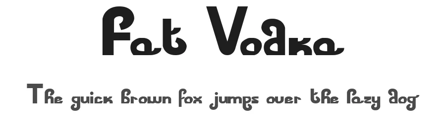 Fat Vodka
