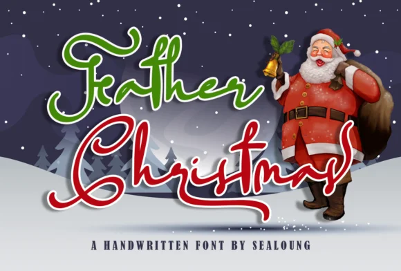 Father Christmas Font by Sealoung by Sealoung — Script Handwritten Font
