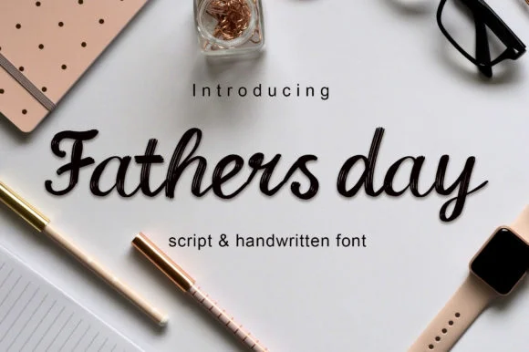Fathers Day Font by tawondasstudio — Script Handwritten Font