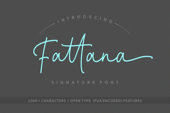 Fattana Font by Rifki (7ntypes) β Script Handwritten Font