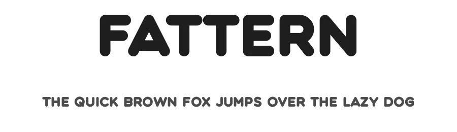 Fattern by Neogrey Creative — Sans Serif Font