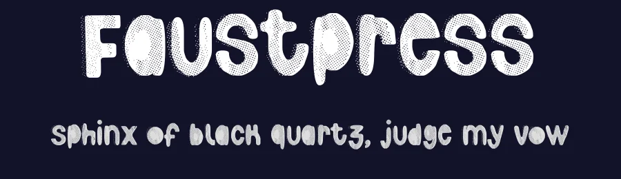 Faustpress by paintblack — Decorative Font — thumbnail 2