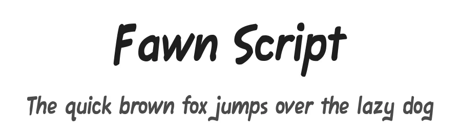 Fawn Script