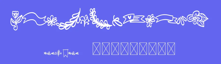 Fb Doodled by Font Bundles — Dingbats Font — thumbnail 3