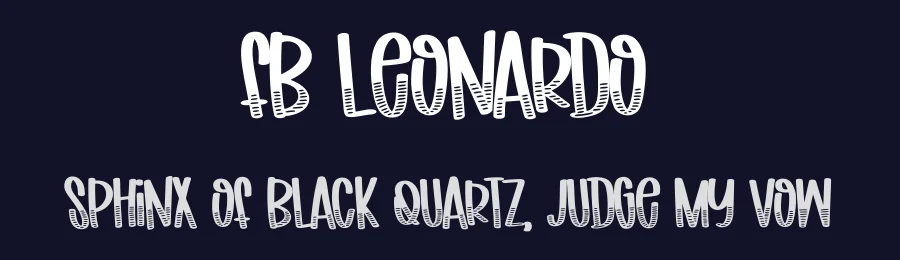 Fb Leonardo by Font Bundles — Decorative Font — thumbnail 2