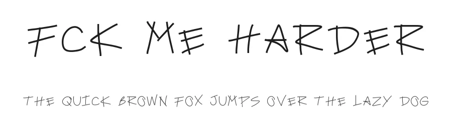 Fck me harder