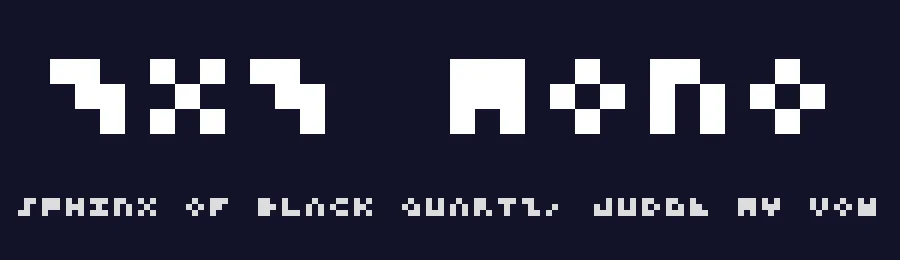 3×3 Mono by GGBotNet — Display Font — thumbnail 2