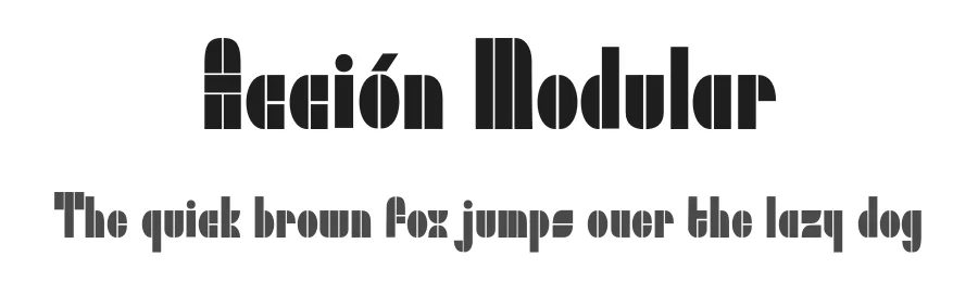 Acción Modular