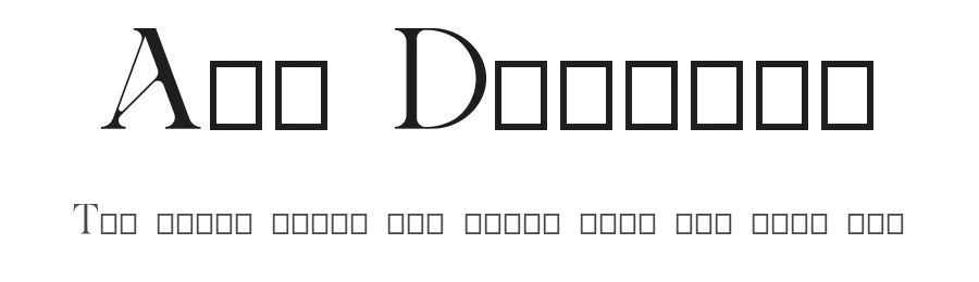 Ade Display — Serif Font