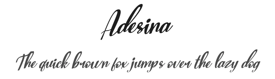 Adesina by Akbartype — Script Handwritten Font