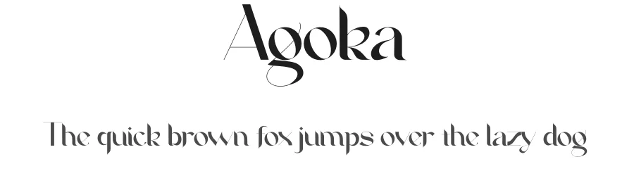 Agoka by Delip Nugraha β Sans Serif Font