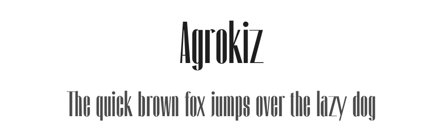 Agrokiz by Muhammad Muammar — Sans Serif Font