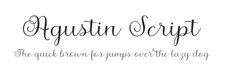 Agustin Script by Stripes Studio — Script Handwritten Font