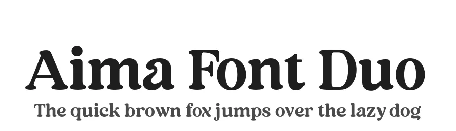 Aima Font Duo by Areatype — Script Handwritten Font