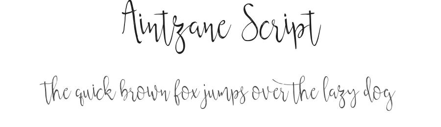 Aintzane Script by Area Type Studio — Script Handwritten Font