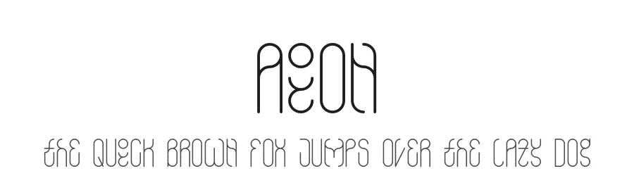 Aion by Benjamin Vernon — Display Font