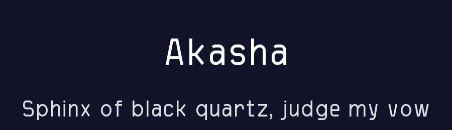 Akasha by GGBotNet — Sans Serif Font — thumbnail 2