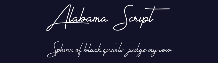 Alabama Script by Bang Toyib — Script Handwritten Font — thumbnail 2