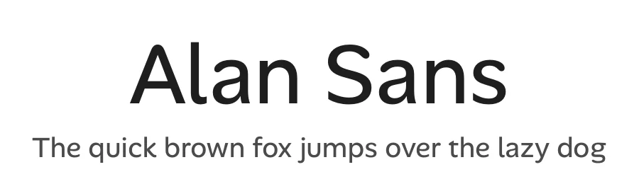 Alan Sans