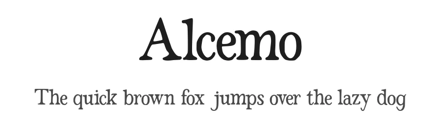 Alcemo by Ilyas Yasin — Serif Font