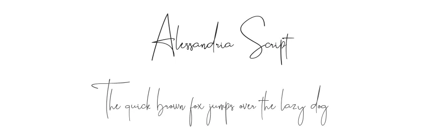 Alessandria Script by Jani Nurman — Script Handwritten Font