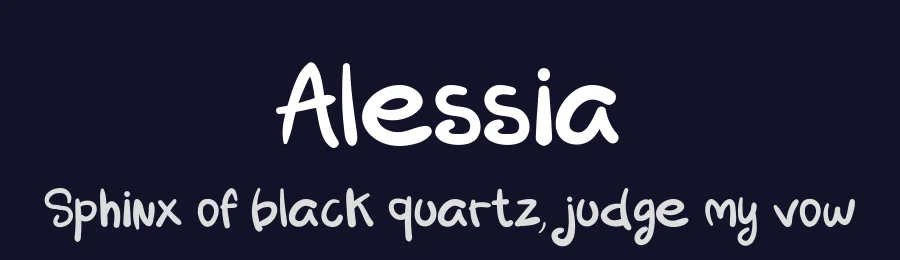 Alessia by Herman Siregar — Script Handwritten Font — thumbnail 2