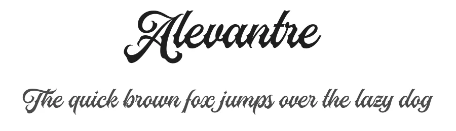 Alevantre by TypeAliens — Script Handwritten Font