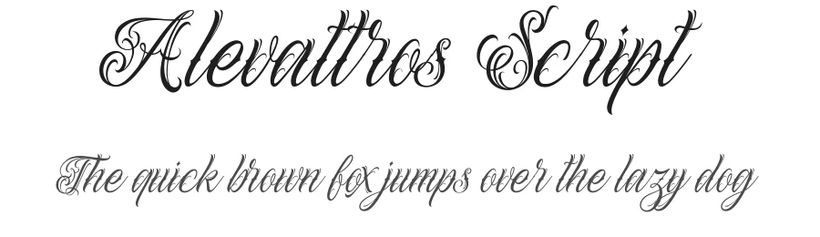Alevattros Script by TypeAliens — Script Handwritten Font