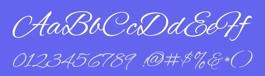 Alex Brush by Robert E. Leuschke — Script Handwritten Font — thumbnail 3