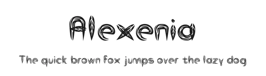 Alexenia by Lili Sadili — Display Font
