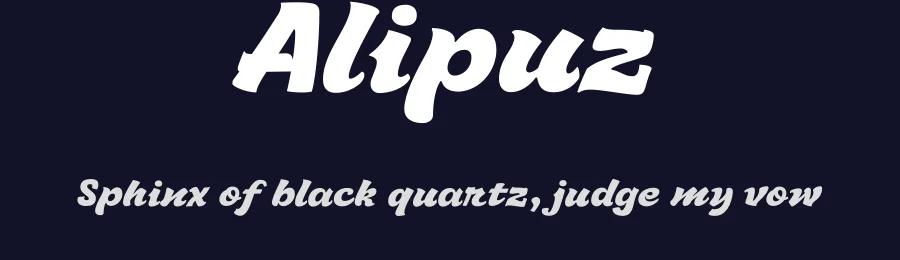 Alipuz — Script Handwritten Font — thumbnail 2