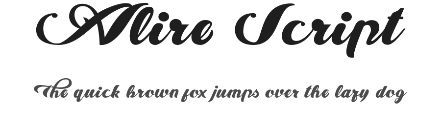 Alire Script by sigit nur wicaksono β Script Handwritten Font
