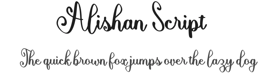 Alishan Script by Gatype — Script Handwritten Font