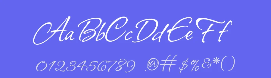 Allison by Robert E. Leuschke — Script Handwritten Font — thumbnail 3